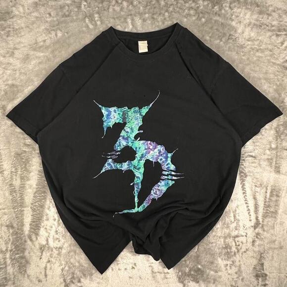 Distressed Zeds Music And Dead Rad Black Men’s T-Shirt Graphic Band Tee XL - Picture 1 of 6